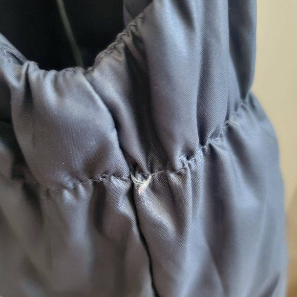 Blue/Gray down filled GAP puffer vest - Picture 2 of 4